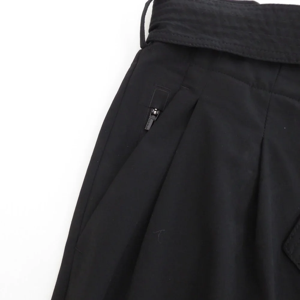 Athleta Women Skyline Pant II Black High Rise Paperbag Waist Tapered Leg 4 - Picture 4 of 11